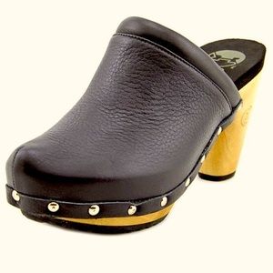 NIB Rare Fanny Floggs Cushioned Sole 4” Ultra Comfortable Clog/Mules 9.5